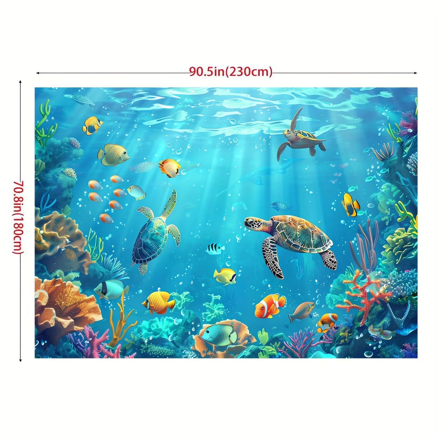 Underwater Party Background Cloth -