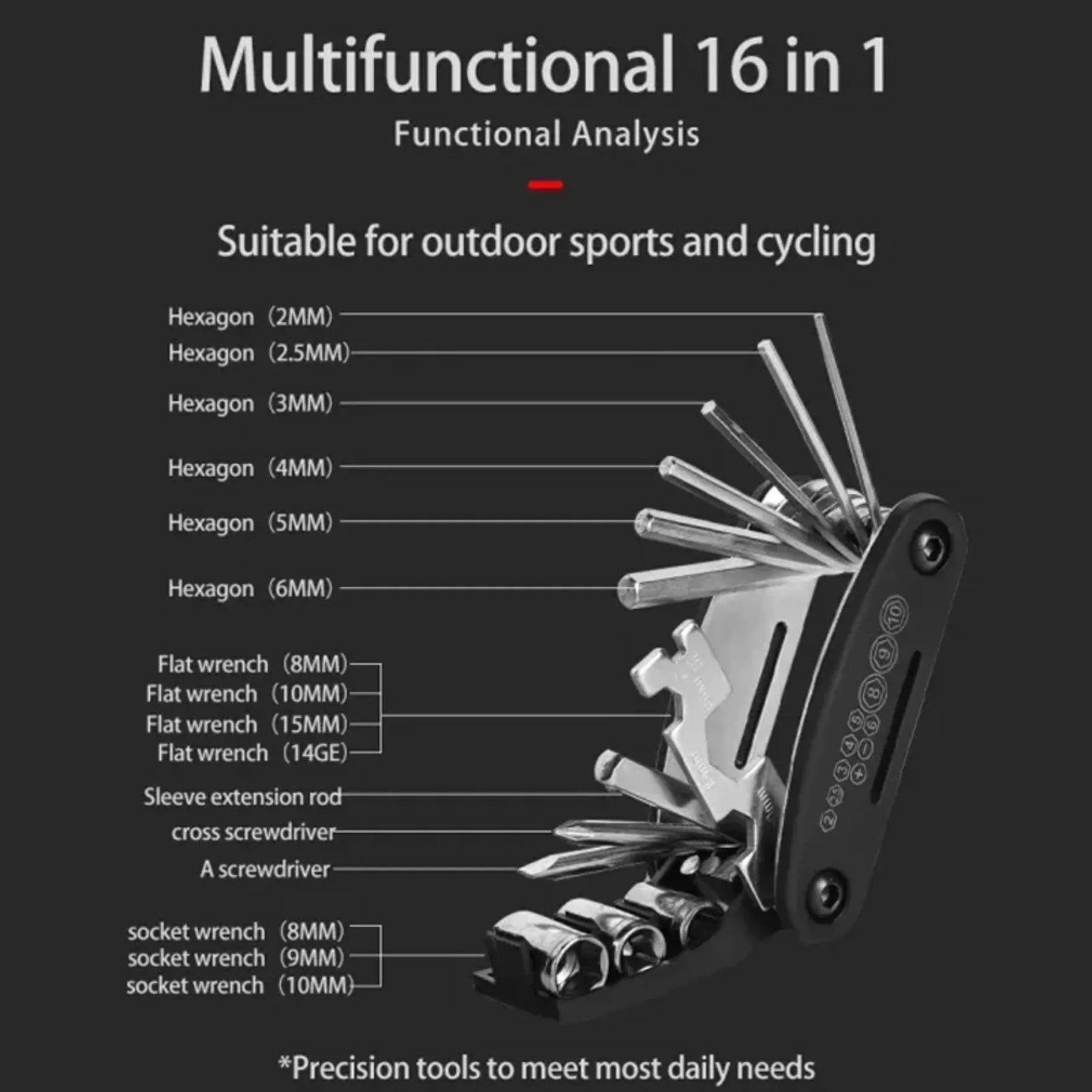 Road Bicycle Allen Wrench Pocket