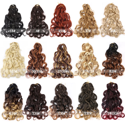 French Curly Crochet Braiding