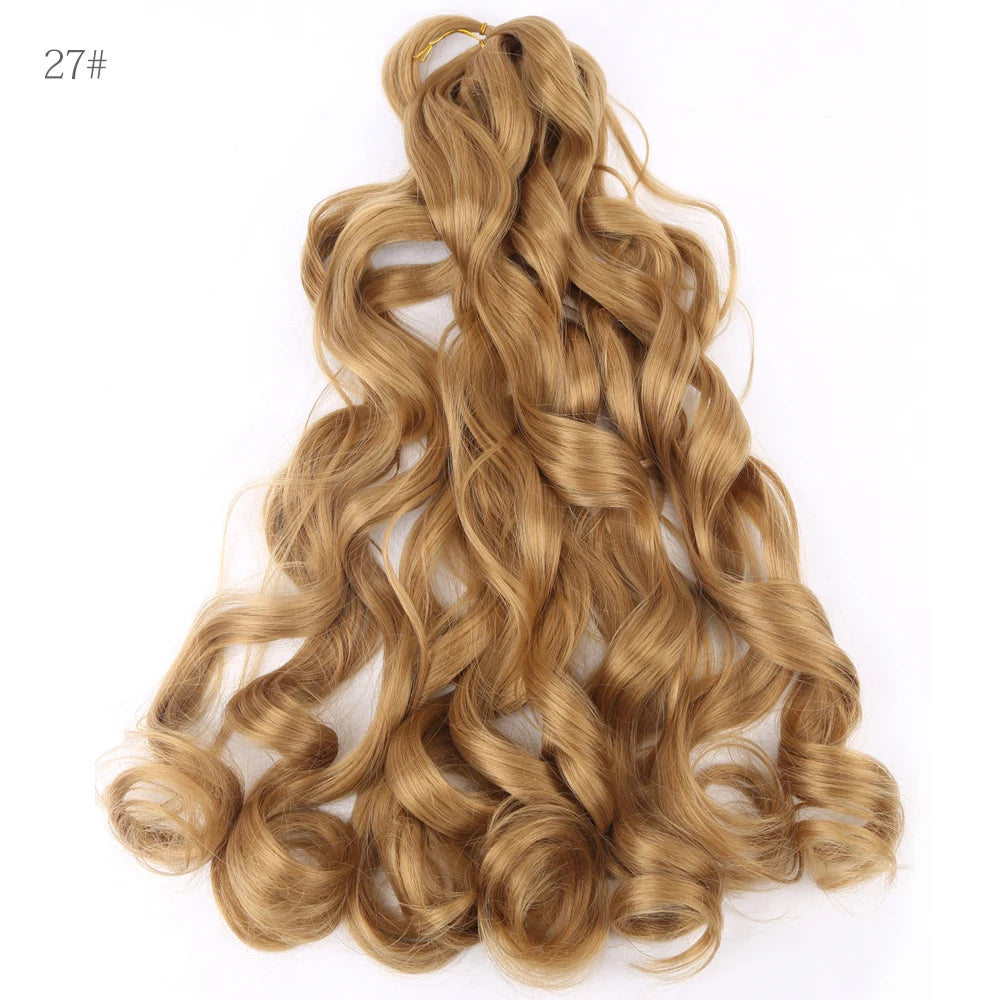 French Curly Crochet Braiding