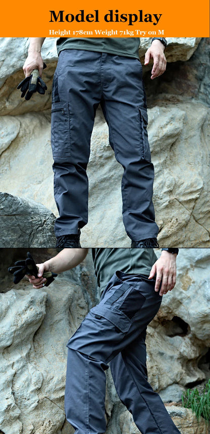 New Tactical Work Pants Men Outdoor Cargo Trousers Multi-pocket