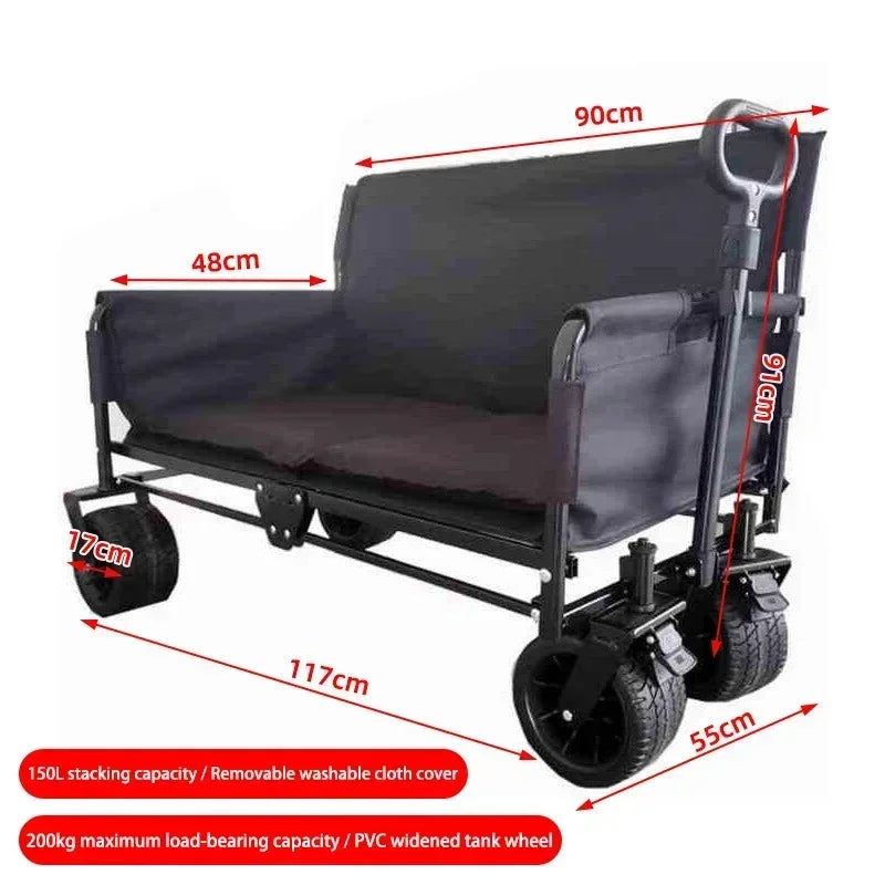 foldable storage cart