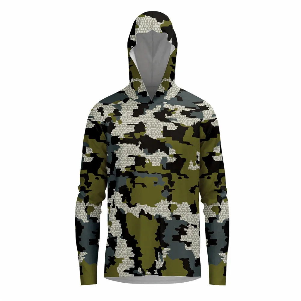 Fishing Shirts Men Sun Protection Hoodie