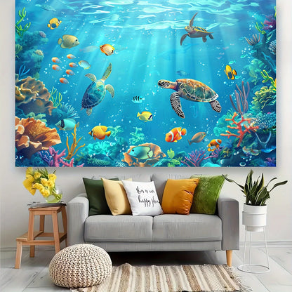 Underwater Party Background Cloth -