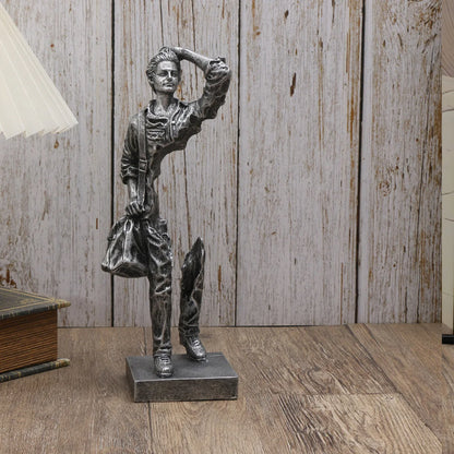 Traveler Sculpture - Abstract Resin Decor