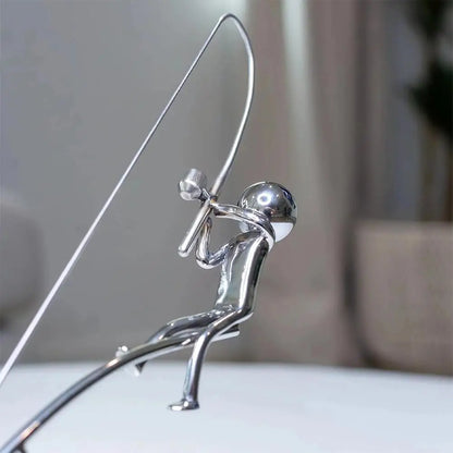 The Fisherman Balancing Sculpture
