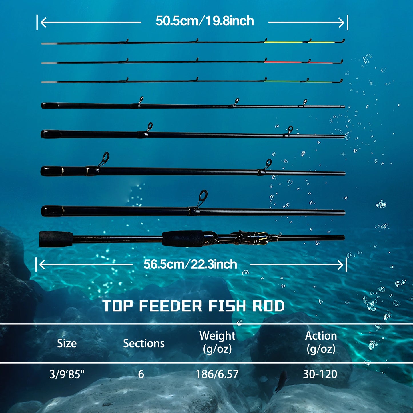 Fishing Rod 3m 6-Section Design
