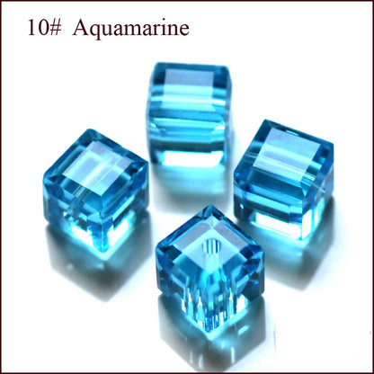 cube beads crystal