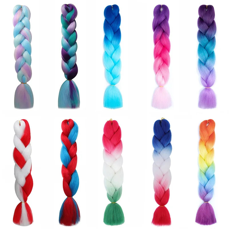 24Inch Synthetic Braiding Hair Extens