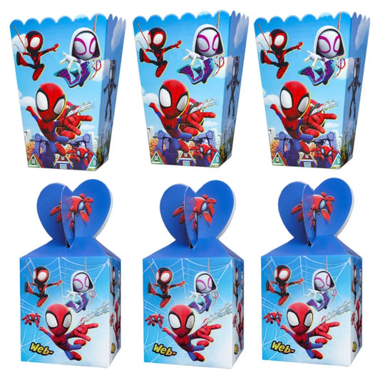 6/24pcs D Spiderman Birthday Party