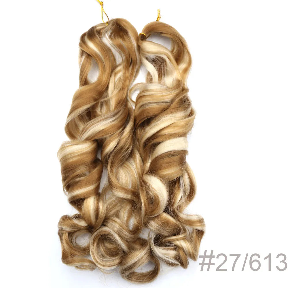 French Curly Crochet Braiding