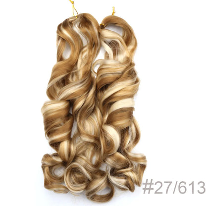 French Curly Crochet Braiding
