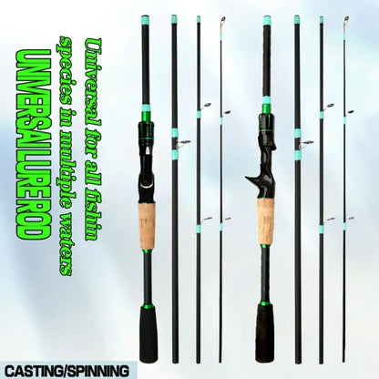 Casting Spinning Lure Fishing Rod Solid ML Tip 1.8/2.1m Ultralight Trout