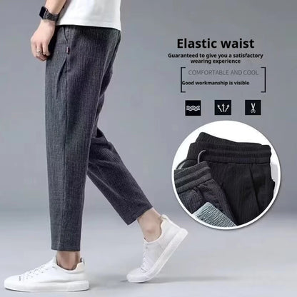 2025 Summer Men's Linen Pants Ultra Lightweight Breathable