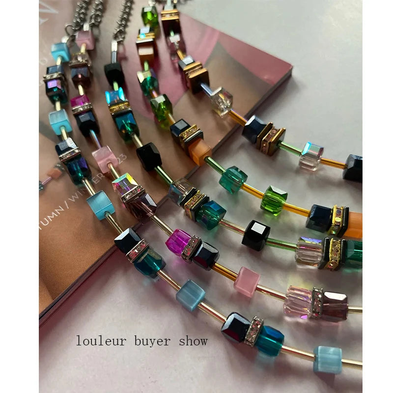 50pcs Glass Crystal Beads