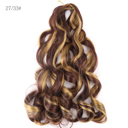 French Curly Crochet Braiding
