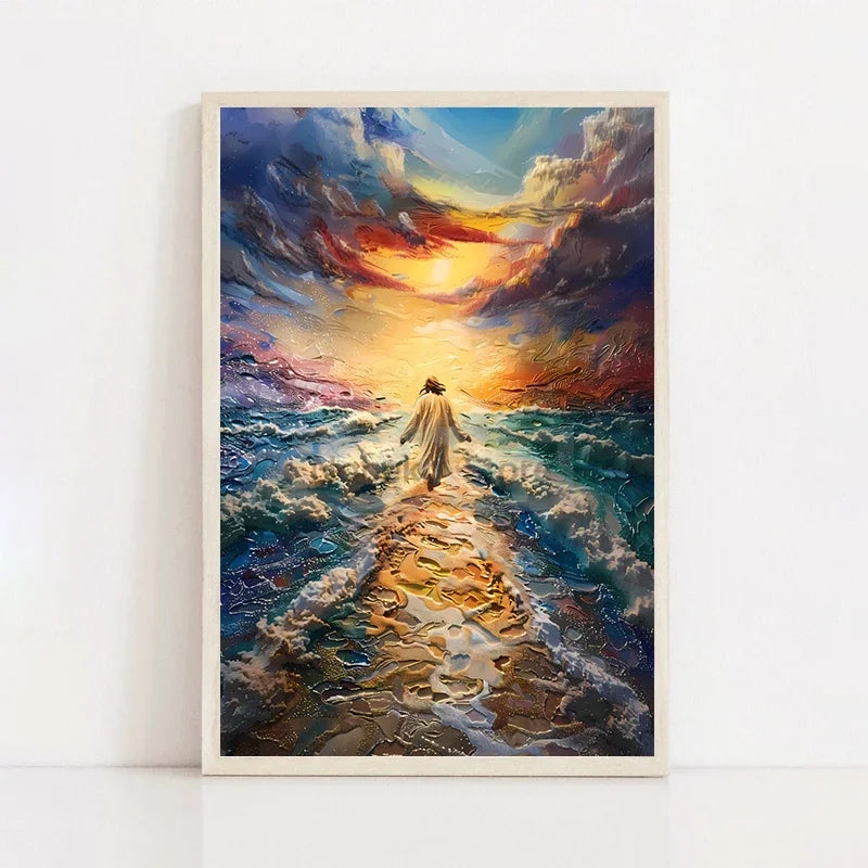 Modern Christian Jesus canvas