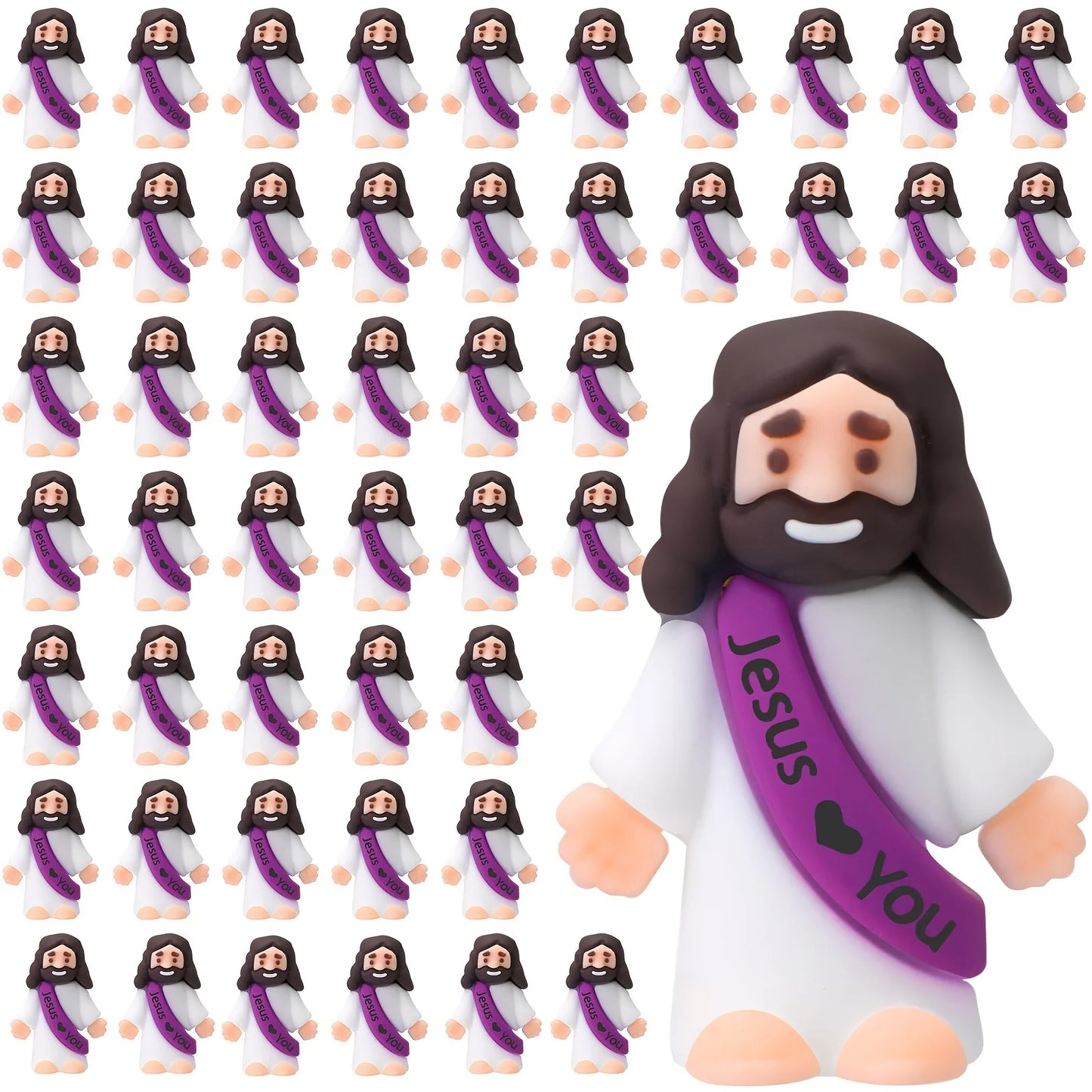 Jesus Loves You PVC Figurines