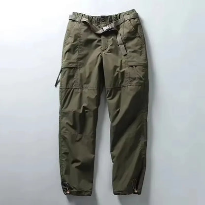 Thick Waterproof Fleece Cargo Pants Men Women Winter Outdoor Multi-pockets