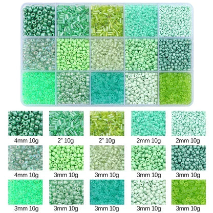 150g/Set Glass Accessories 15 Grid Glass