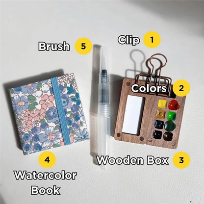 Travel Ready Paint Palette Bundle,Set, Travel Paint Palette