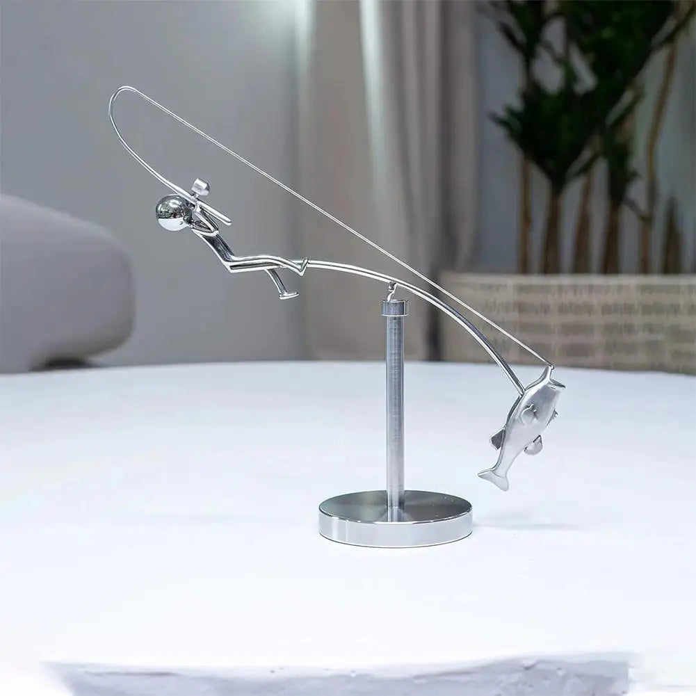 The Fisherman Balancing Sculpture