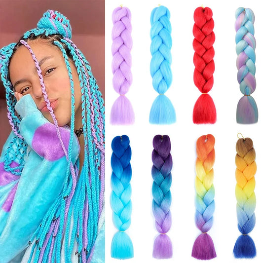 24Inch Synthetic Braiding Hair Extens