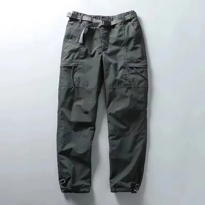 Thick Waterproof Fleece Cargo Pants Men Women Winter Outdoor Multi-pockets