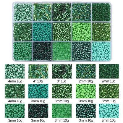 150g/Set Glass Accessories 15 Grid Glass
