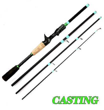 Casting Spinning Lure Fishing Rod Solid ML Tip 1.8/2.1m Ultralight Trout