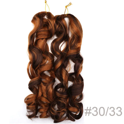 French Curly Crochet Braiding