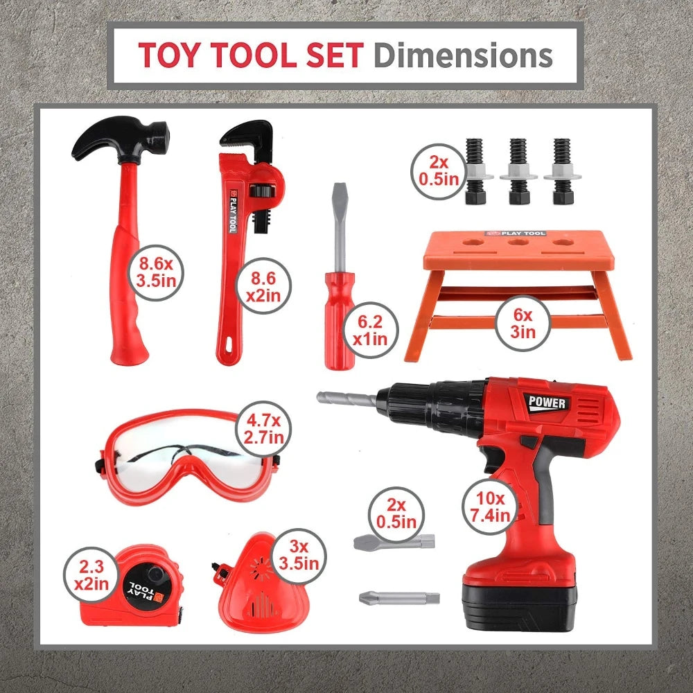 Kids Power Construction Toy Pretend
