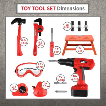 Kids Power Construction Toy Pretend