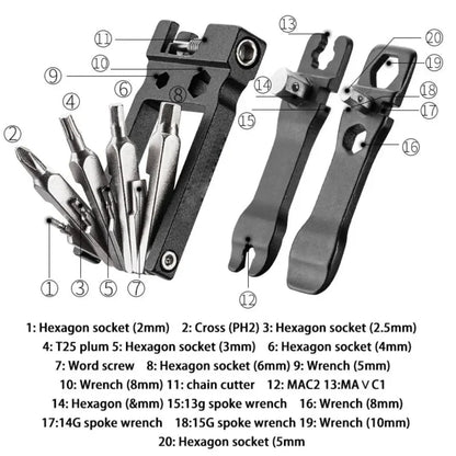 Road Bicycle Allen Wrench Pocket