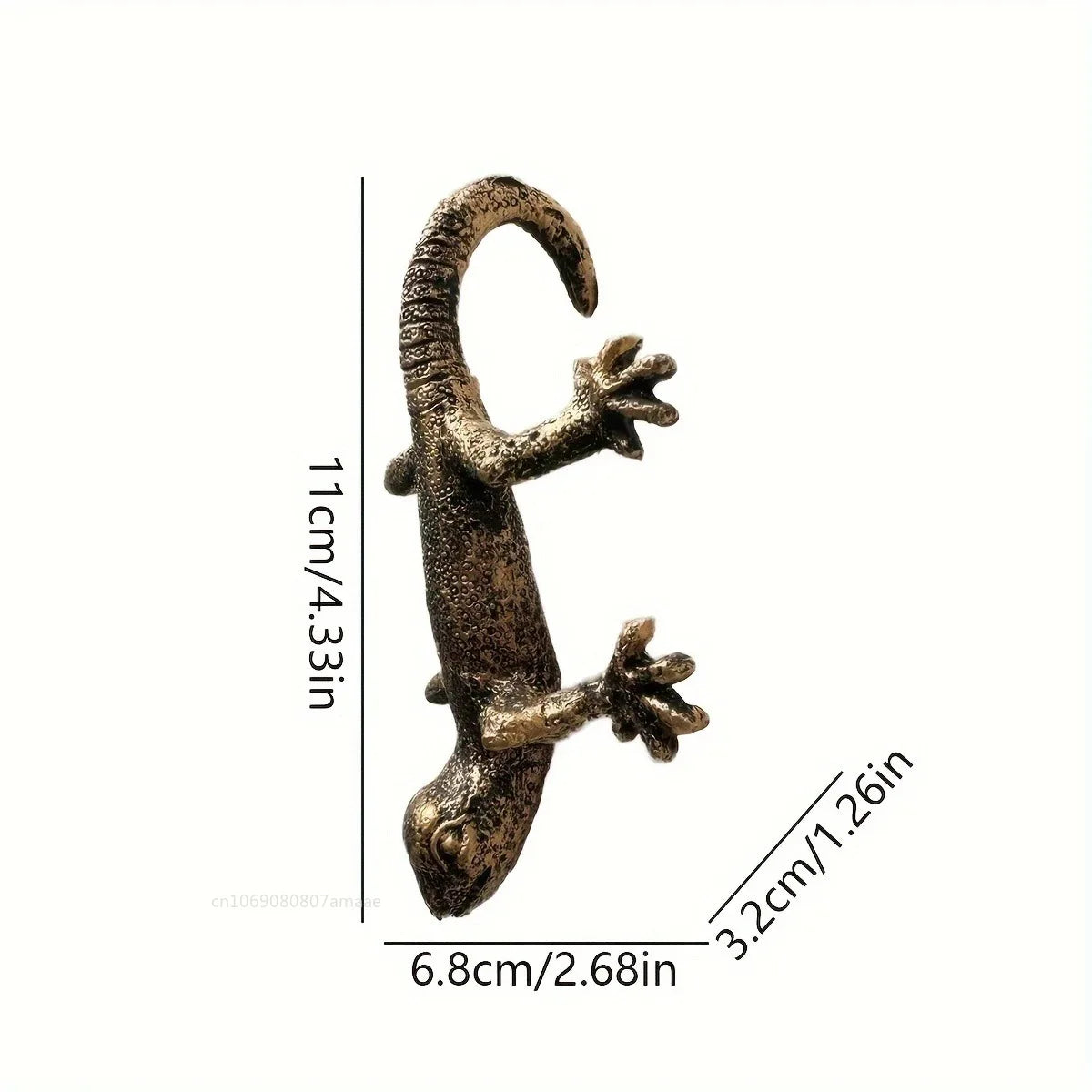 Planter Figurine,  Gecko Hanging -