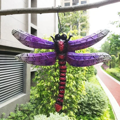 Metal Dragonfly Wall Decoration