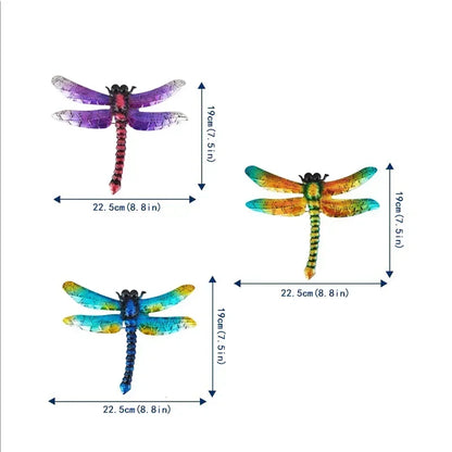 Metal Dragonfly Wall Decoration